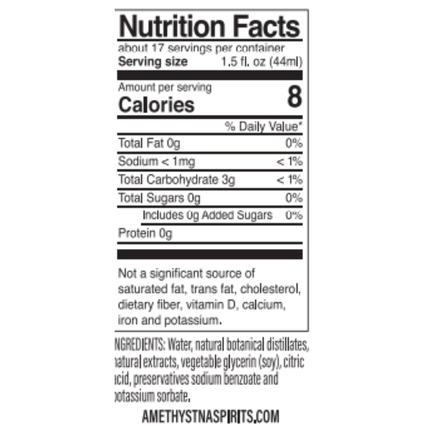 Amethyst Botanical Spirit – Blueberry Ginger Mint