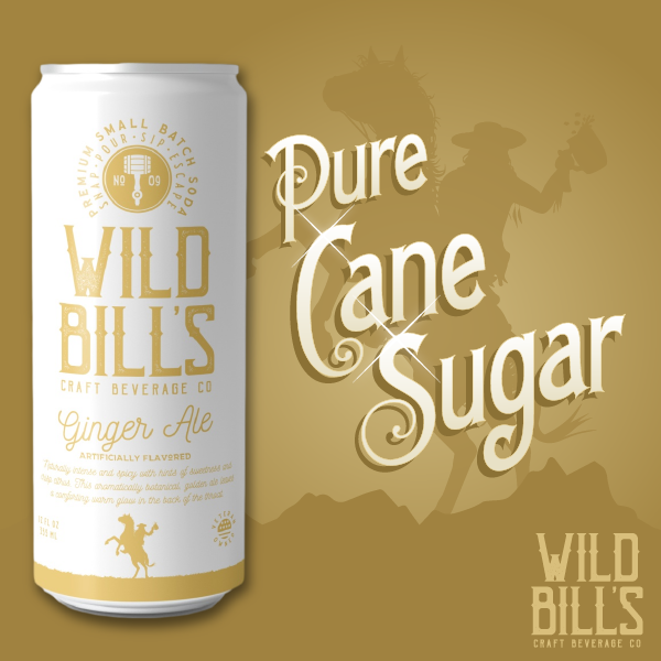 Wild Bill's - Ginger Ale - Premium Cane Sugar Soda