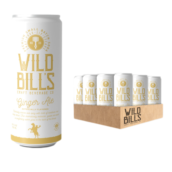 Wild Bill's - Ginger Ale - Premium Cane Sugar Soda