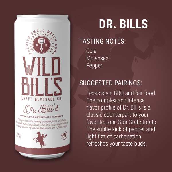 Wild Bill's - Dr. Bill's - Premium Cane Sugar Soda