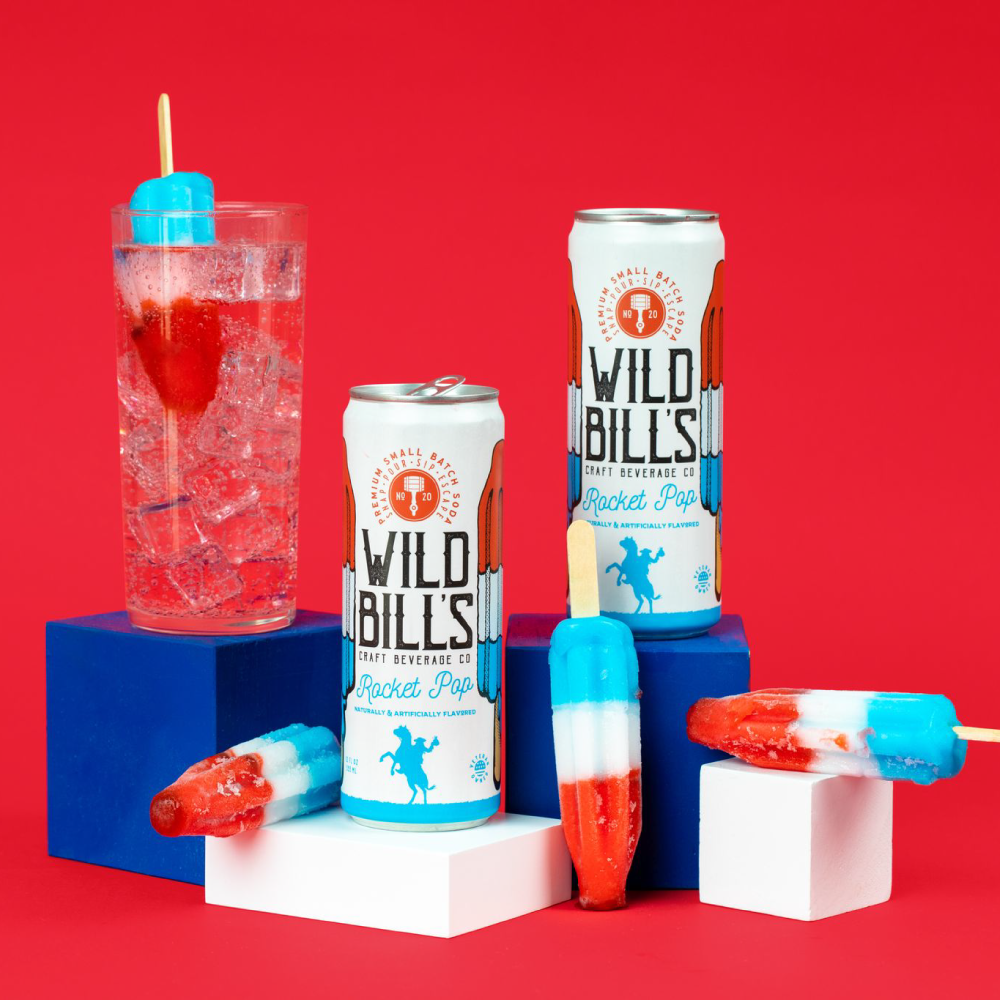 Wild Bill's - Rocket Pop - Premium Cane Sugar Soda