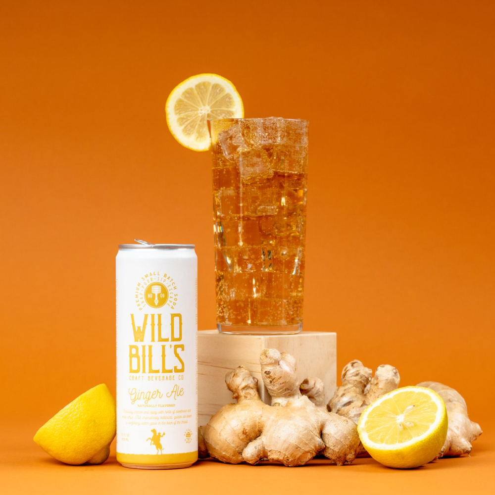 Wild Bill's - Ginger Ale - Premium Cane Sugar Soda