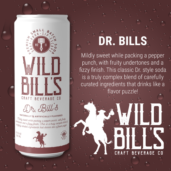 Wild Bill's - Dr. Bill's - Premium Cane Sugar Soda