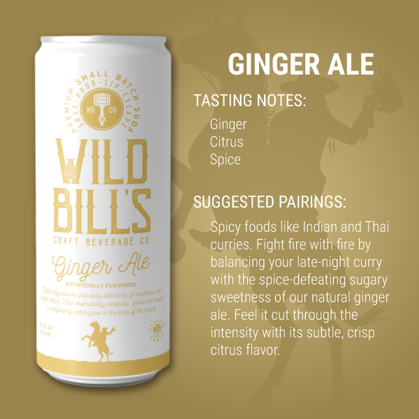 Wild Bill's - Ginger Ale - Premium Cane Sugar Soda