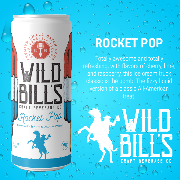 Wild Bill's - Rocket Pop - Premium Cane Sugar Soda