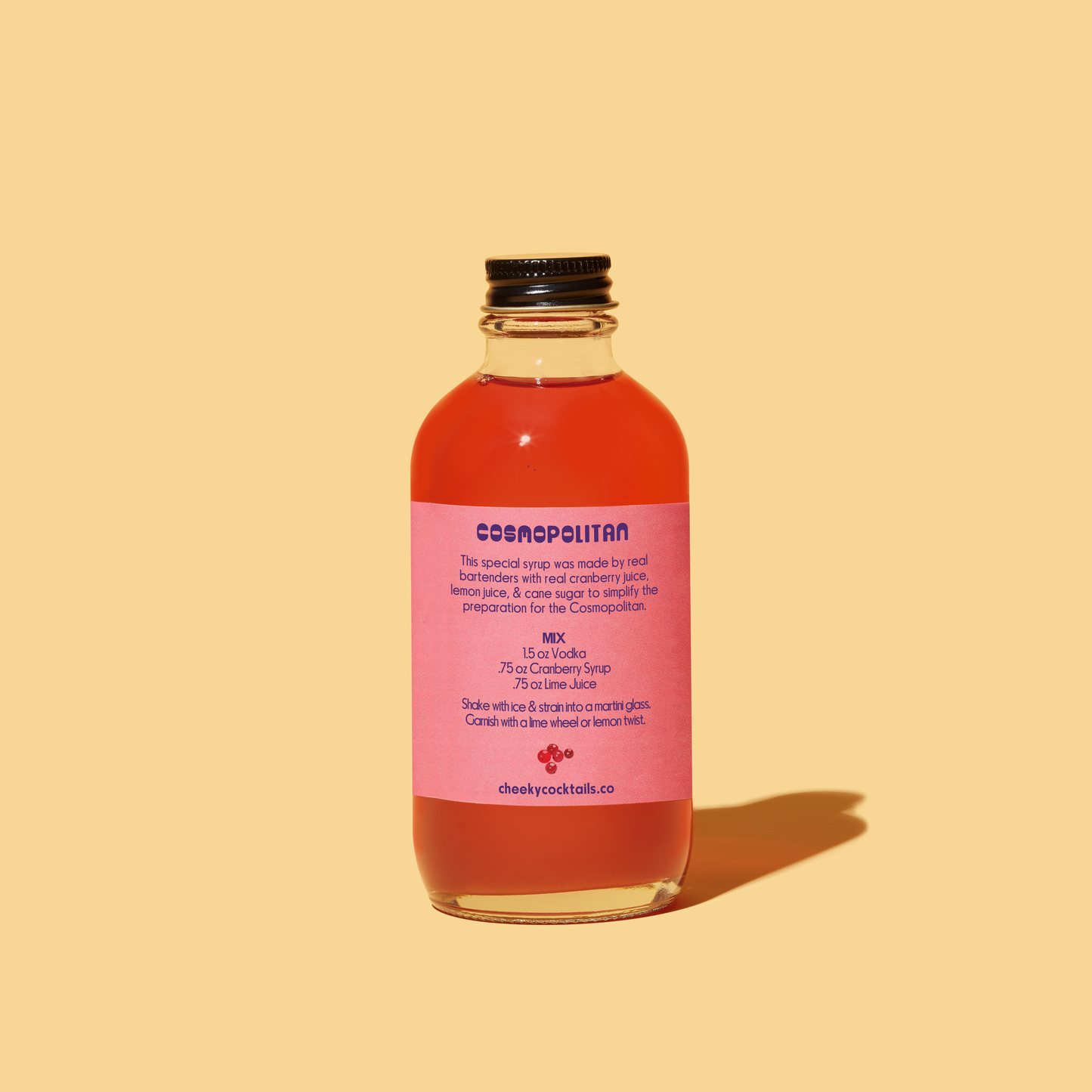 Cheeky - Cranberry Syrup 4oz