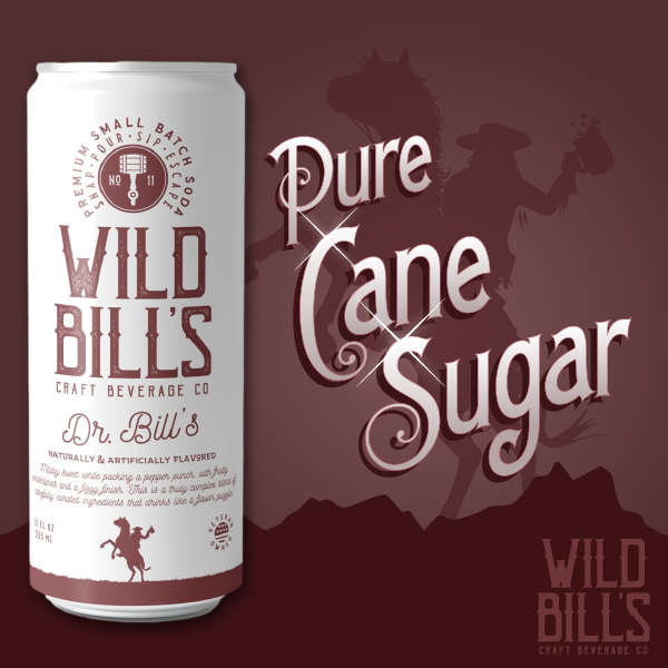 Wild Bill's - Dr. Bill's - Premium Cane Sugar Soda