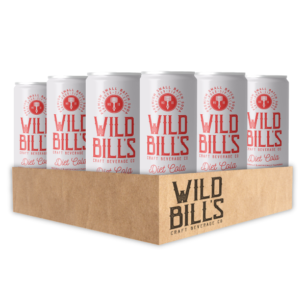 Wild Bill's - Diet Cola - Premium Zero Sugar Craft Soda