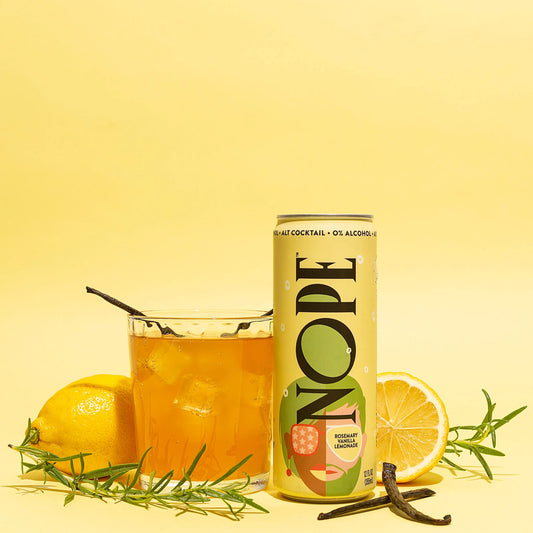 NOPE Beverages Rosemary Vanilla Lemonade