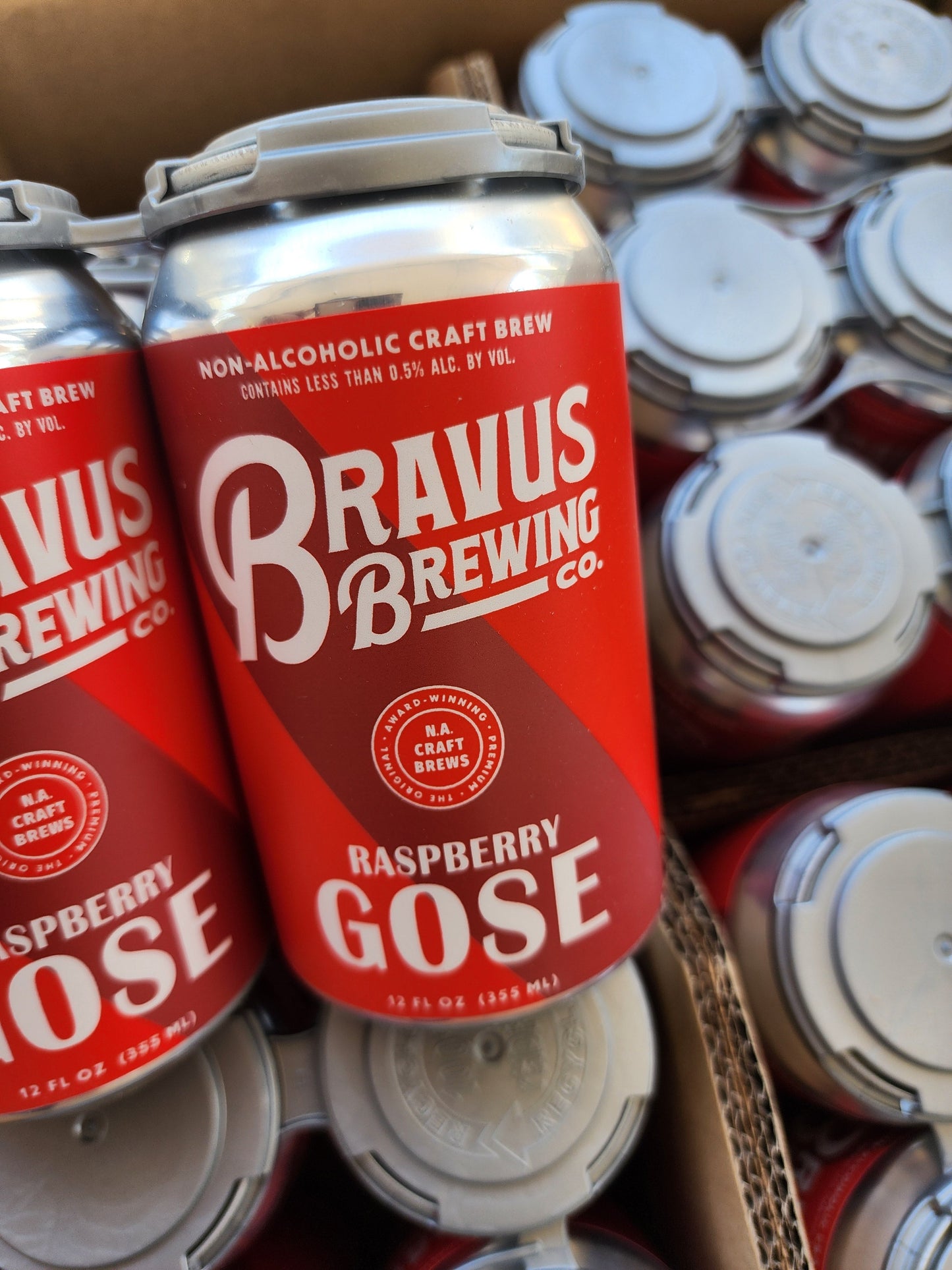 Bravus Brewing Raspberry Gose <.5% ABV