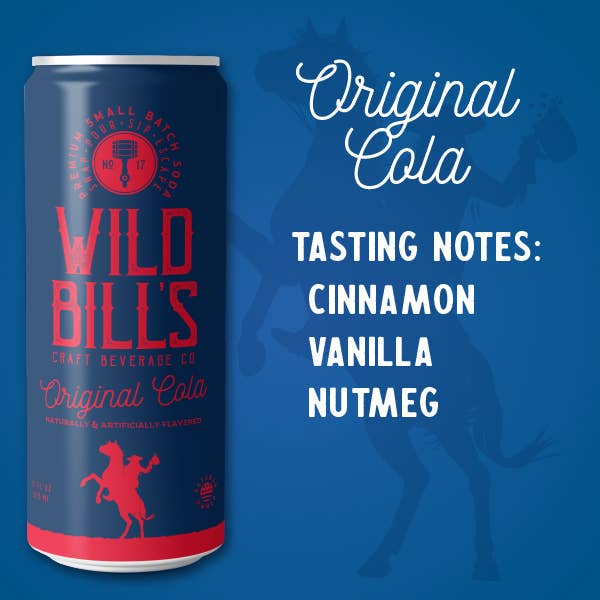 Wild Bill's - Original Cola - Premium Cane Sugar Soda