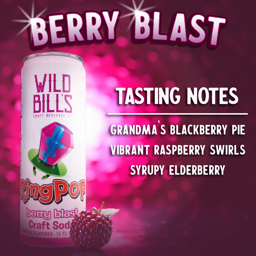 Ring Pop Soda Berry Blast Pure Cane Sugar