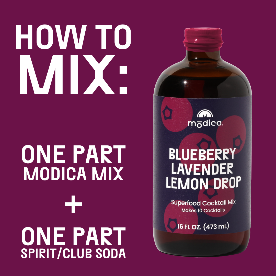 Modica - Blueberry Lavender Lemon Drop Cocktail + Mocktail Mix