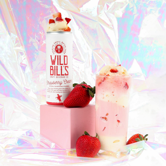 Wild Bill's - Strawberry Cream - Premium Cane Sugar Soda