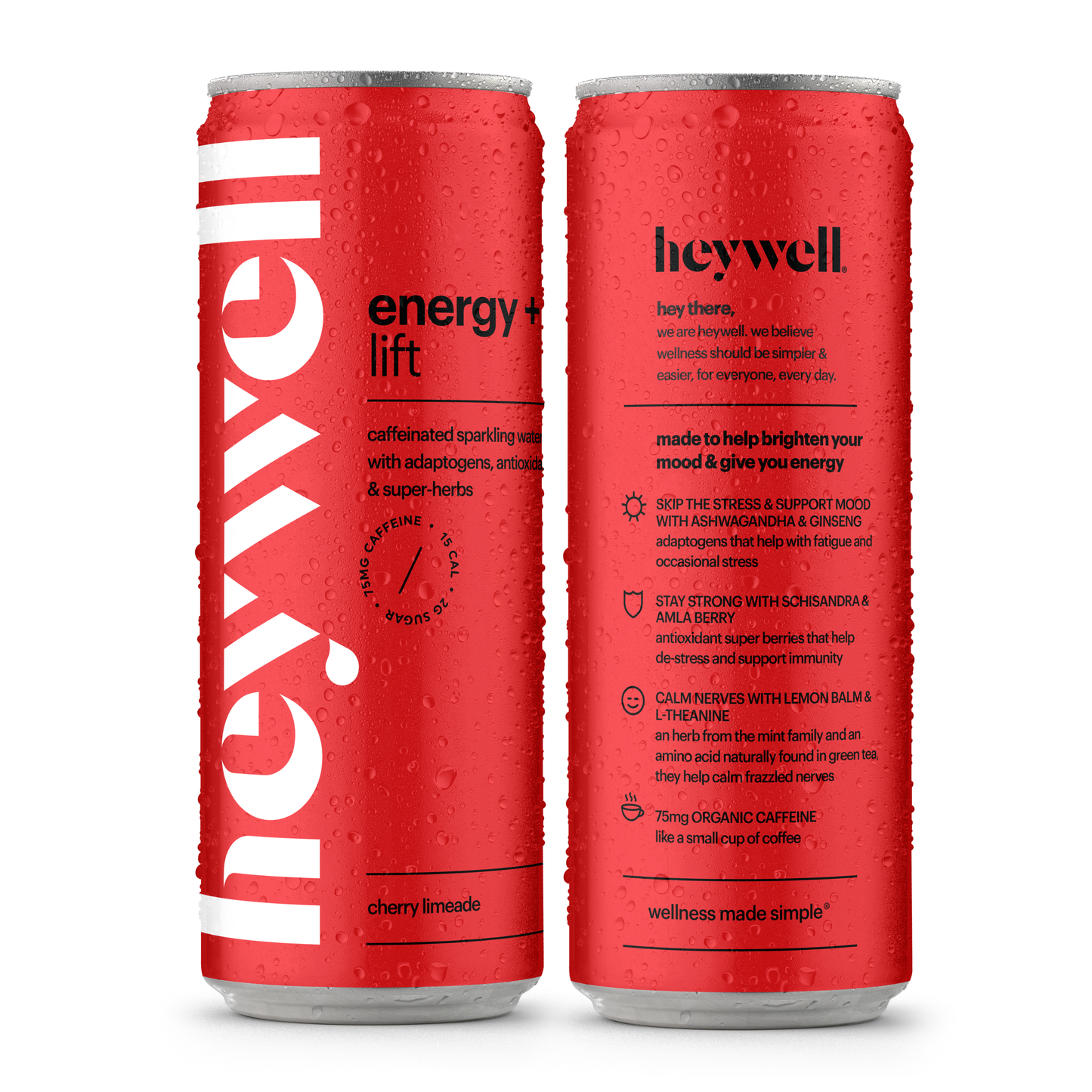 heywell energy + lift sparkling cherry limeade