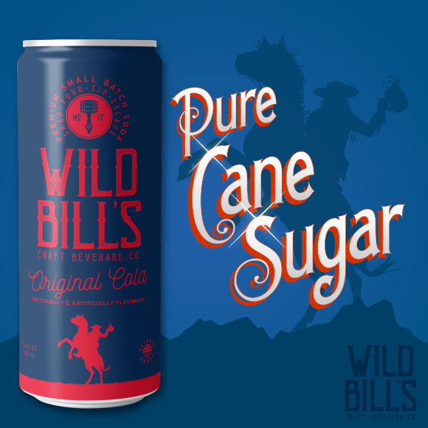 Wild Bill's - Original Cola - Premium Cane Sugar Soda