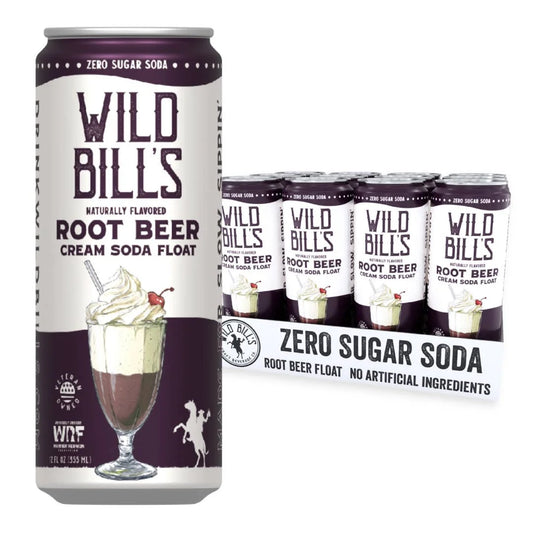 Wild Bill's Zero Sugar Root Beer Cream Soda Float