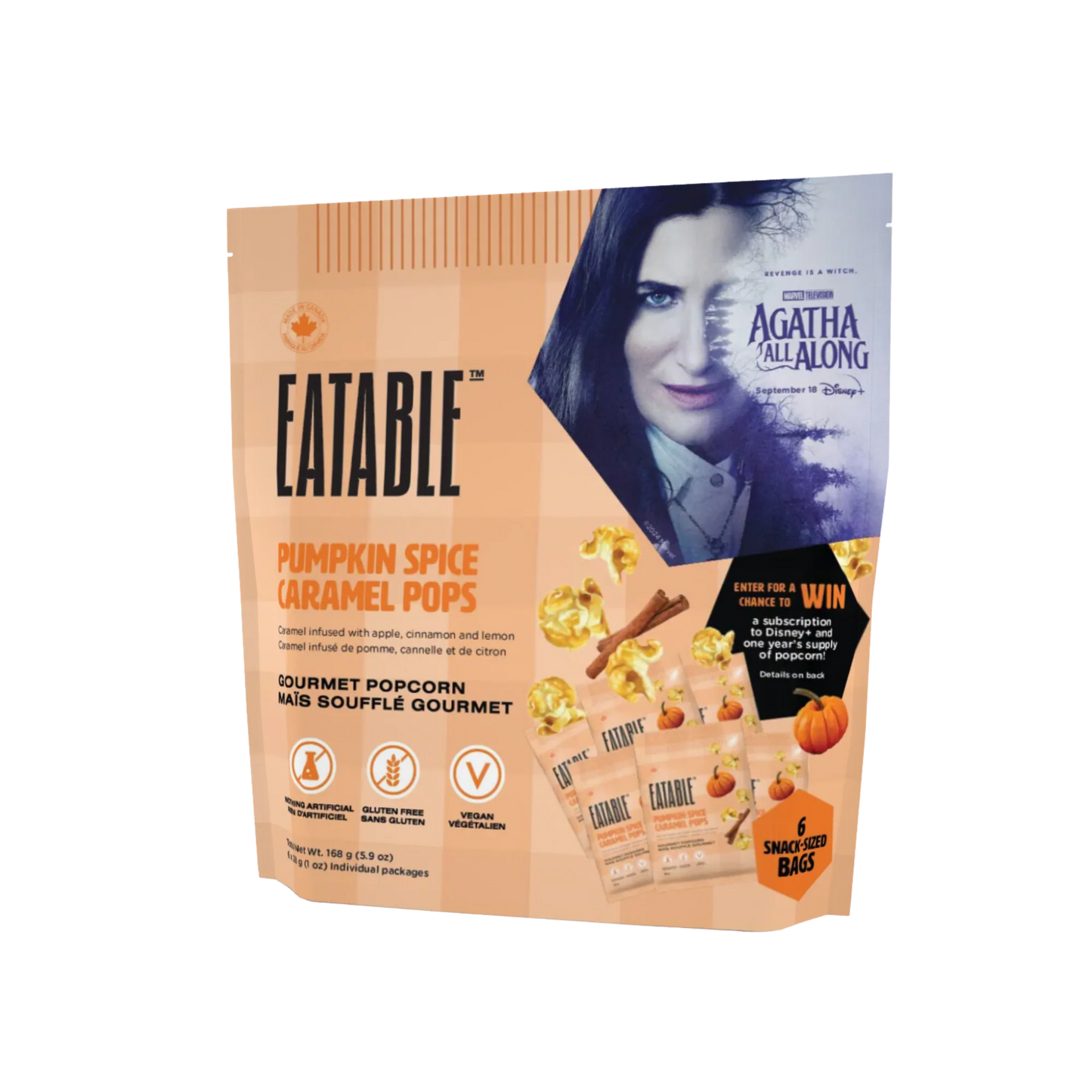 Pumpkin Spice Caramel 🎃 Agatha All Along LE Mini Popcorn