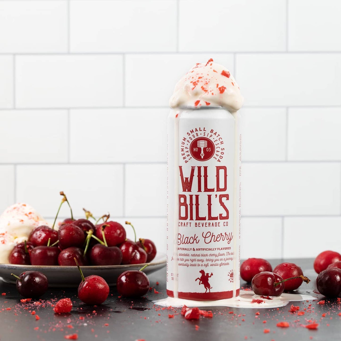 Wild Bill's - Black Cherry - Premium Cane Sugar Soda