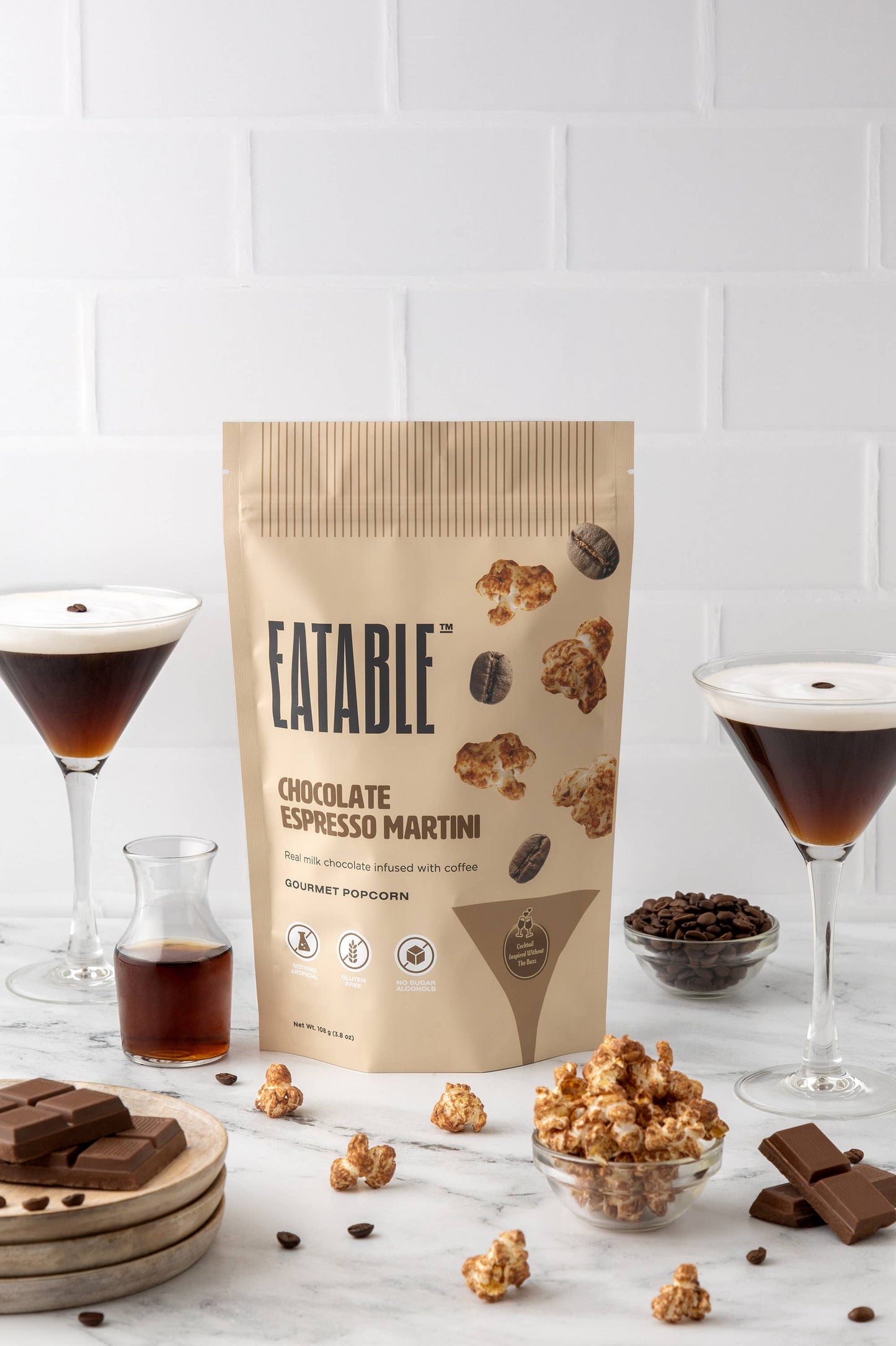 Chocolate Espresso Martini Chocolate Popcorn