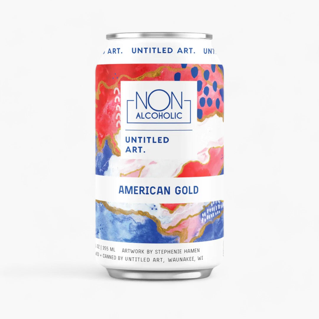 Untitled Art - Non Alcoholic American Gold >0.5%ABV