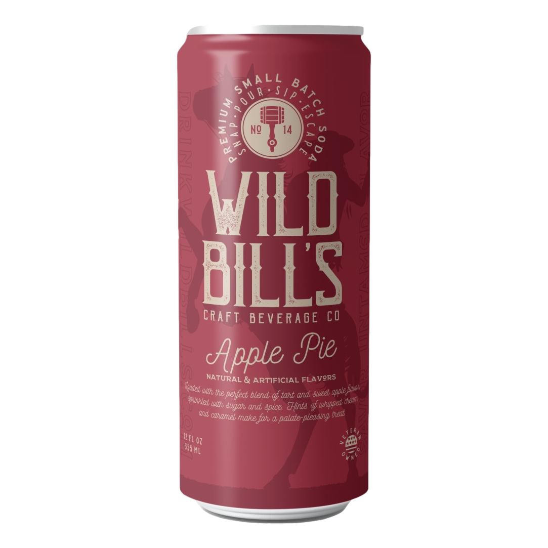 Wild Bill's - Apple Pie - Premium Cane Sugar Soda