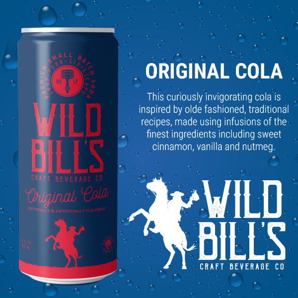 Wild Bill's - Original Cola - Premium Cane Sugar Soda