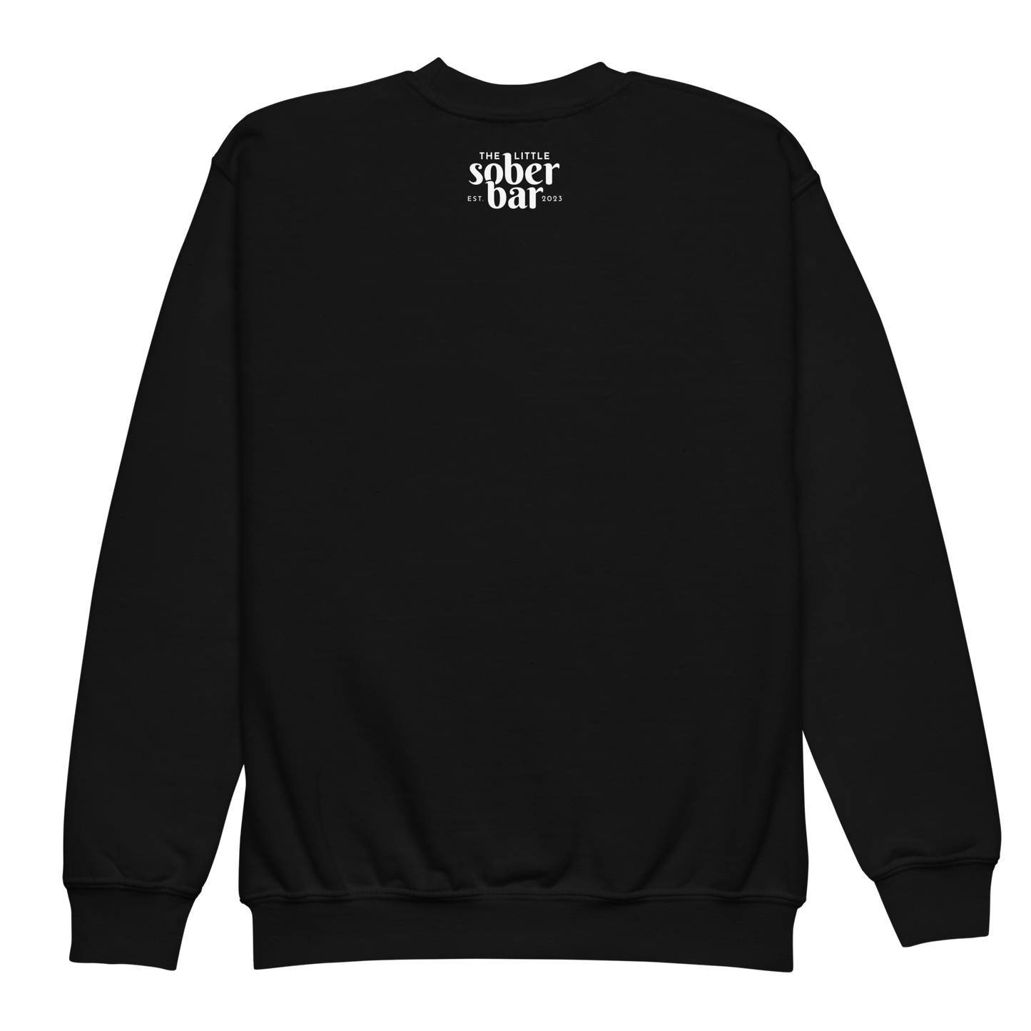 Little Sober Bar Logo Youth Crewneck Sweatshirt