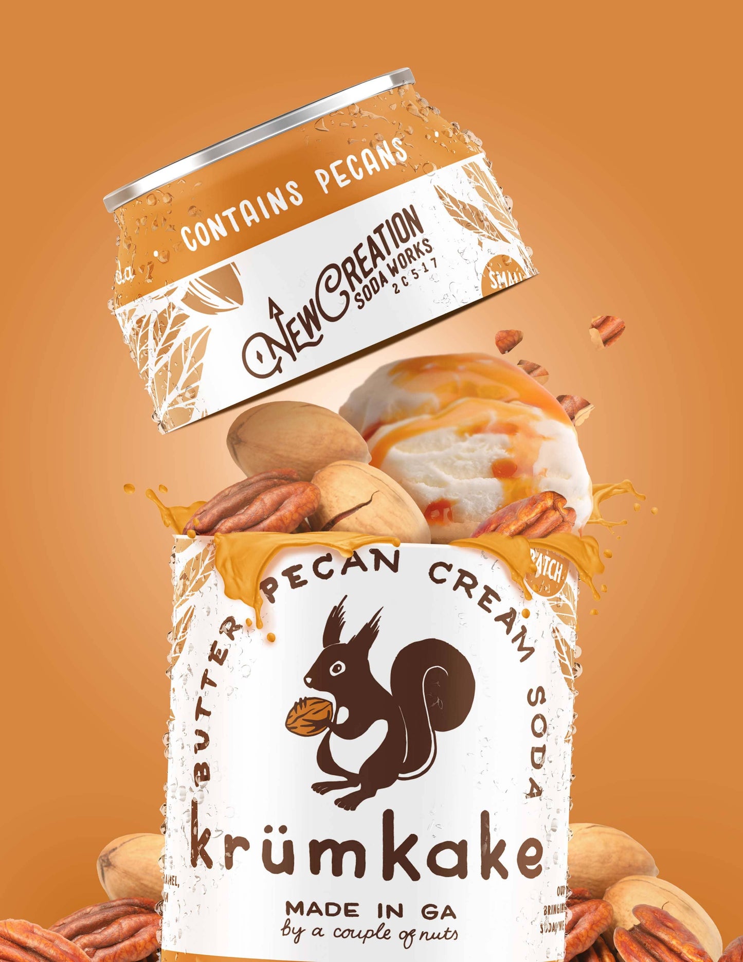 Krumkake Butter Pecan Cream Soda